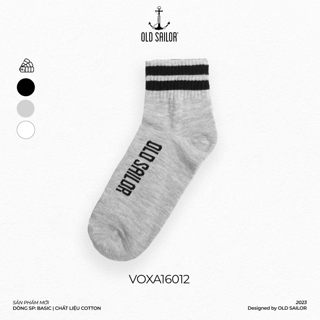 Vớ cổ trung Old Sailor - O.S.L MID SOCKS - 16012