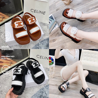Sandal celin quai ngang đế xuồng cao 5p fullbox