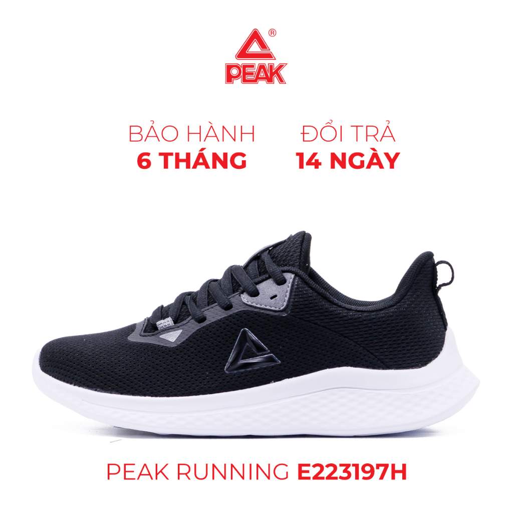 Giày chạy bộ thể thao nam nữ PEAK Running siêu nhẹ thoáng khí E223197H E223198H