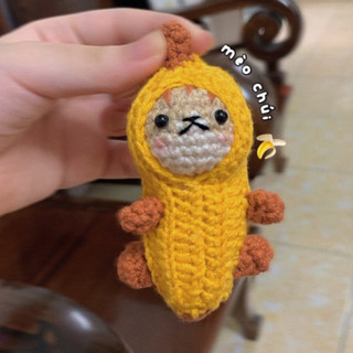 Móc khoá mèo chuối chu che dễ hưn 🍌