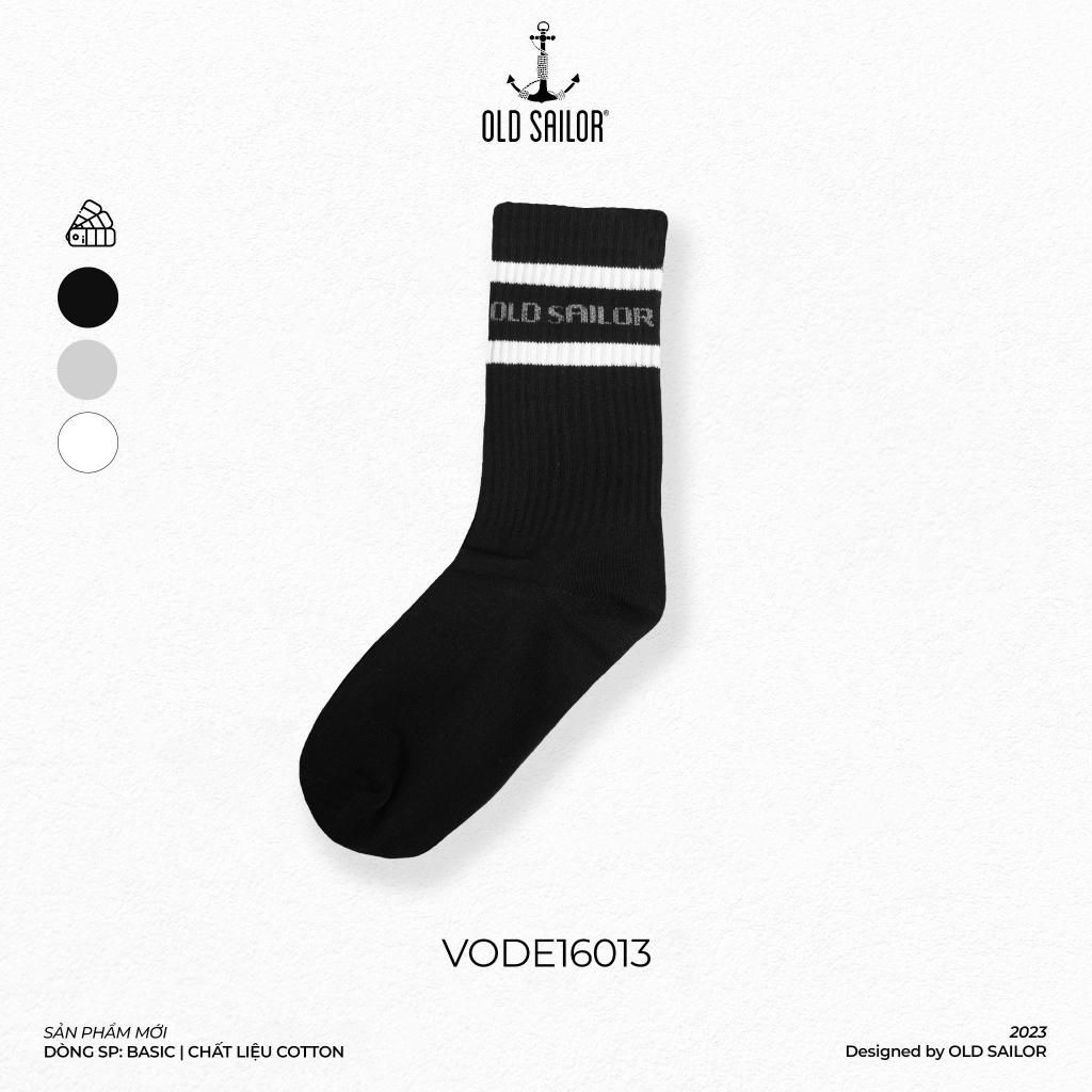 Vớ cổ dài Old Sailor - O.S.L HIGHT SOCKS - 16013