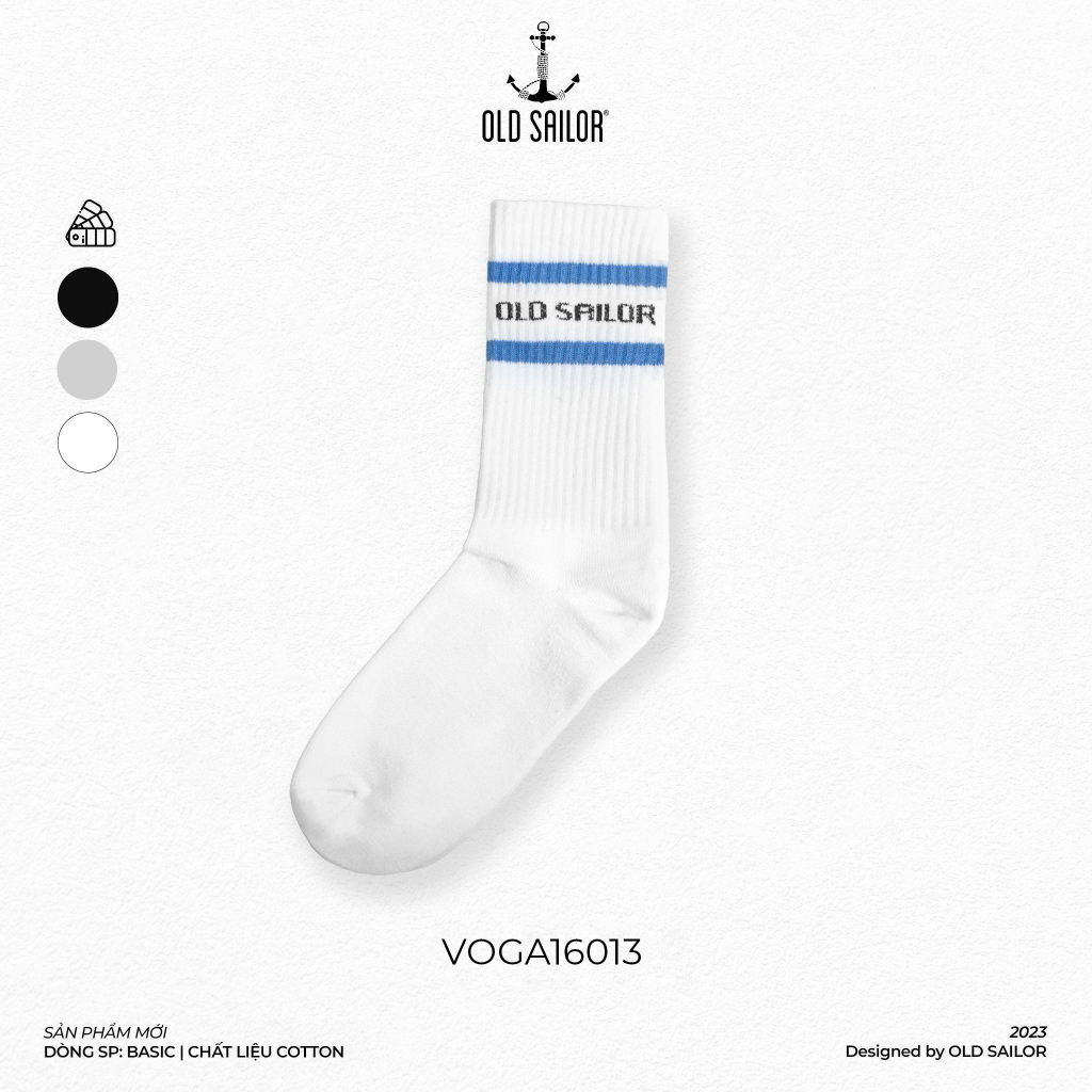 Vớ cổ dài Old Sailor - O.S.L HIGHT SOCKS - 16013