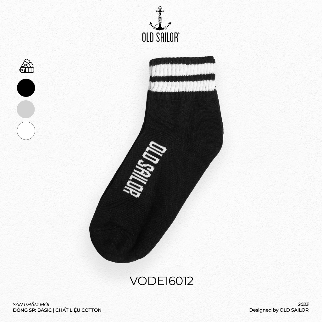 Vớ cổ trung Old Sailor - O.S.L MID SOCKS - 16012