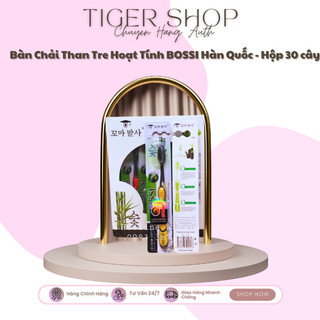 Bàn chải than tre hoạt tính bossi hàn quốc - hộp 30 cây