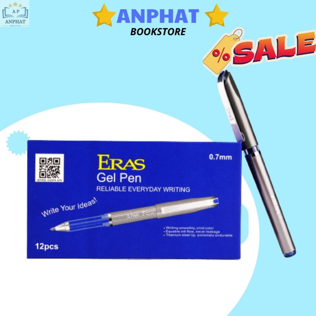 Bút Ký Gel Eras E788 Ngòi 0.7mm Tập Viết Chữ Hán