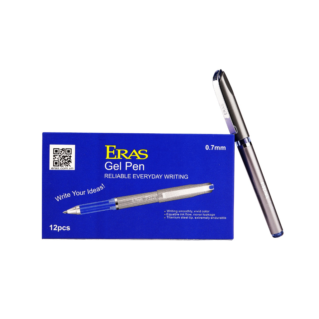 Bút Ký Gel Eras E788 Ngòi 0.7mm Tập Viết Chữ Hán