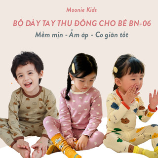 Bộ dài tay thu đông cho bé trai/gái chất cotton mềm mịn mã bn - 06