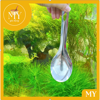 Vá múc cơm - vá múc canh inox oval cao cấp - vá xới cơm inox