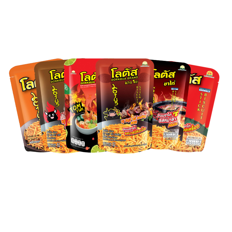 6 gói bánh que  tặng 1 gói Jele Light