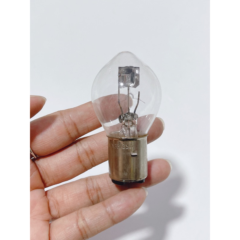 Bóng đèn pha trước xe Max, Lead 110, Vespa cũ… 12V35W, bóng trước Halogen ánh sáng vàng lắp như zin
