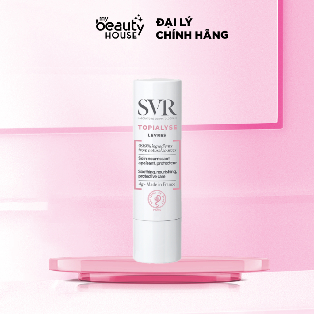 Son Dưỡng Môi SVR Topialyse Levres Giúp Nuôi Dưỡng Và Dưỡng Ẩm Môi Bị Khô, Nứt Nẻ Và Tổn Thương 4g