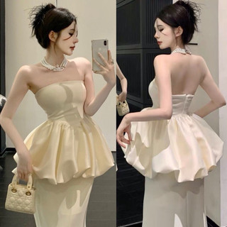 Váy trễ ngực ulzzang có từ size S M L