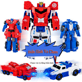 Đồ chơi robot biến hình 2 trong 1,xe ô tô,siêu nhân cho bé