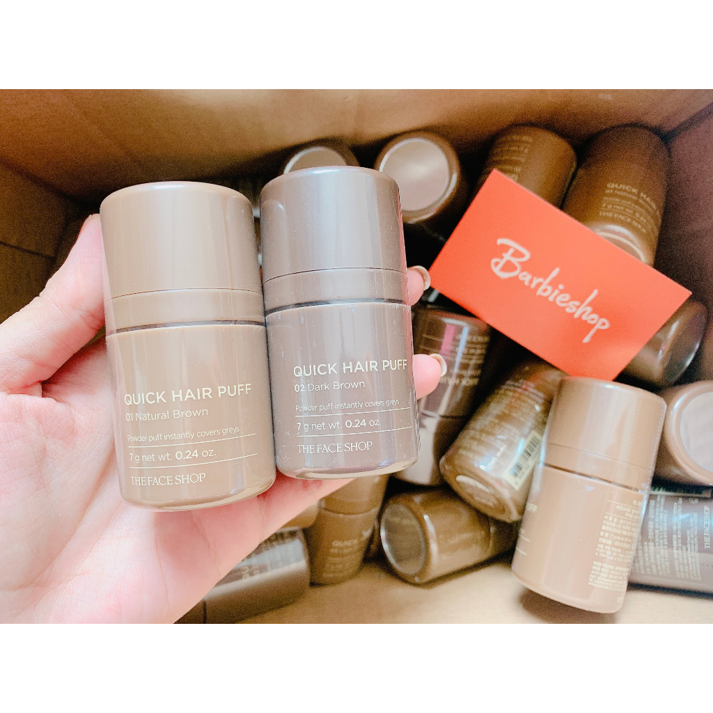Phấn Phủ Che Hói Và Tạo Khối Chân Tóc TFS The Face Shop Quick Hair Puff