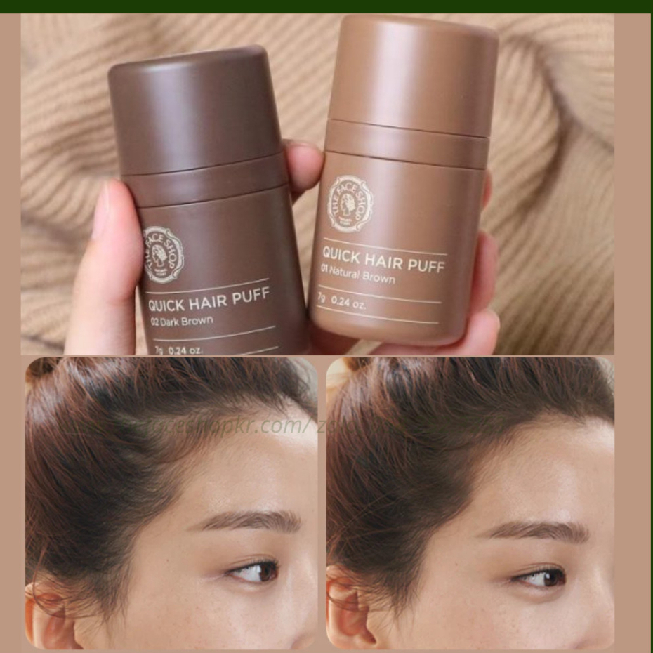 Phấn Phủ Che Hói Và Tạo Khối Chân Tóc TFS The Face Shop Quick Hair Puff