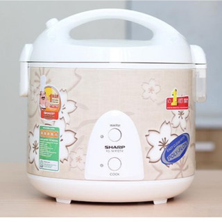 Nồi cơm điện sharp 1.8 lít ks-n191etv hàng trưng bày - thái lan - lòng nồi phủ nhôm chống dính