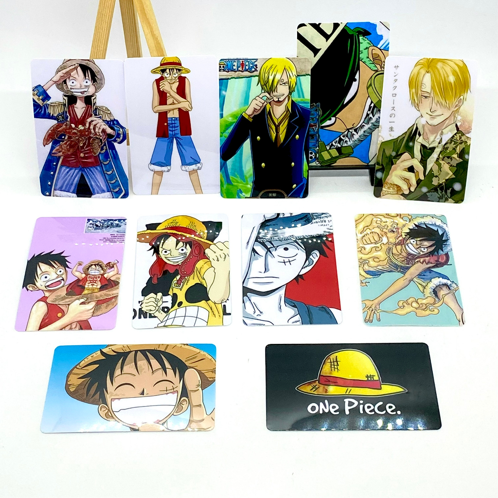 [151-200] Ảnh card bo góc One Piece thẻ sưu tầm có bóc dán Anime Manga Nhân Vật Luffy Zoro đồ 1k