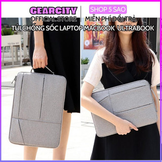 Túi chống sốc macbook laptop ultrabook 4 ngăn bảo vệ máy tính 13.3 inch, 14 inch, 15 inch, 15.6 inch, 16 inch - gearcity