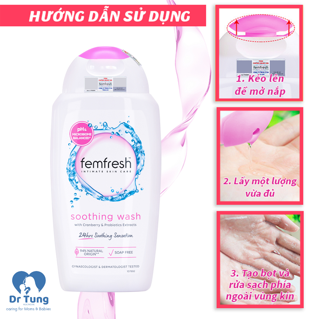 Dung Dịch Vệ Sinh Femfresh Làm Sạch,Thơm Mát Daily Intimate Wash Chính Hãng