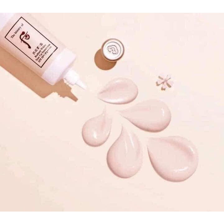 Combo 30 gói kem chống nắng dưỡng trắng nâng tông da Whoo radiant white tone up sunscreen