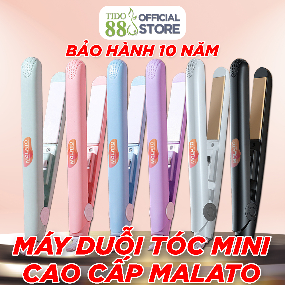 Máy duỗi tóc mini MALATO tiên lợi bảo hành 10 năm Cao Cấp 20w NPP Tido88