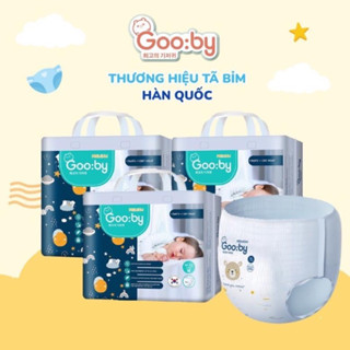 Tã/bỉm quần dán Gooby Premium chống tràn hiệu quả đủ size M/L/XL/XXL cho bé từ 6kg - 24kg