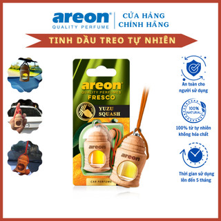 Tinh dầu treo khử mùi tô AREON FRESCO YUZU SQUASH Hương Quýt Nhật Bản Tươi mát