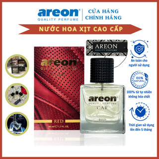 Nước hoa xịt khử mùi Ô tô AREON CAR RED Nhẹ nhàng Quý phái 50ml