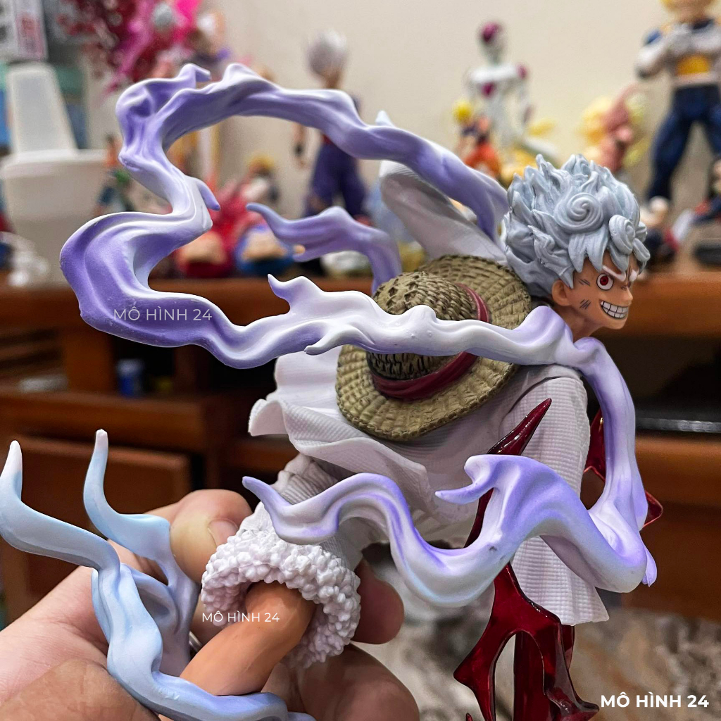 HÀNG F1 SIÊU NÉT Mô hình Luffy Gear 5 Sky Top nika man monkey D luffy gear5 skytop studio đứng vững giá rẻ one piece