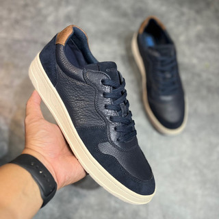 Giày thể thao Sneakers chính hãng hiệu Geox, da thật 100%