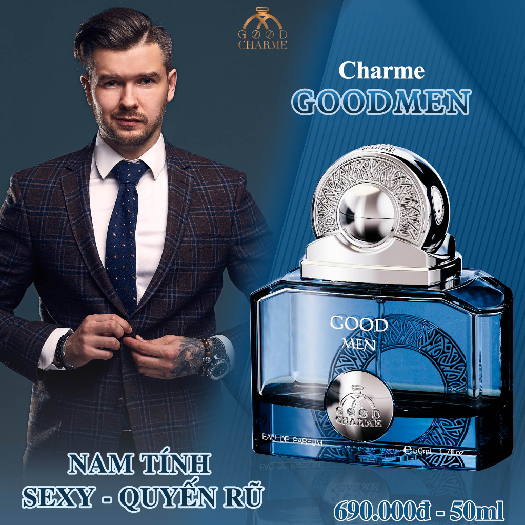 Nước Hoa Nam GoodCharme Good Men Xanh 50ml