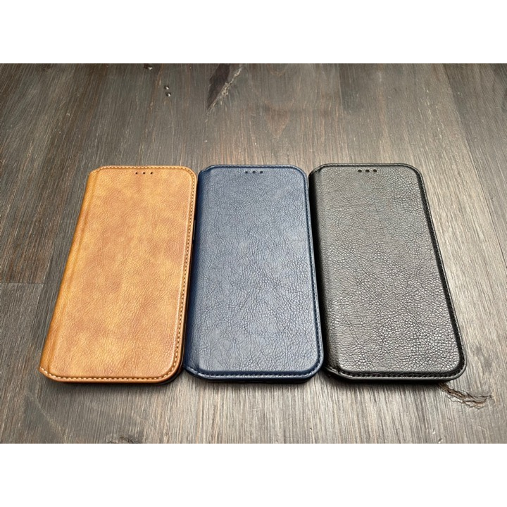 Bao Da Nắp Gập Da Bò Cao Cấp Kiêm Ví Đựng Thẻ Dành Cho iPhone 11/12/13/14/15/Pro/Max/Plus/Promax/Mini