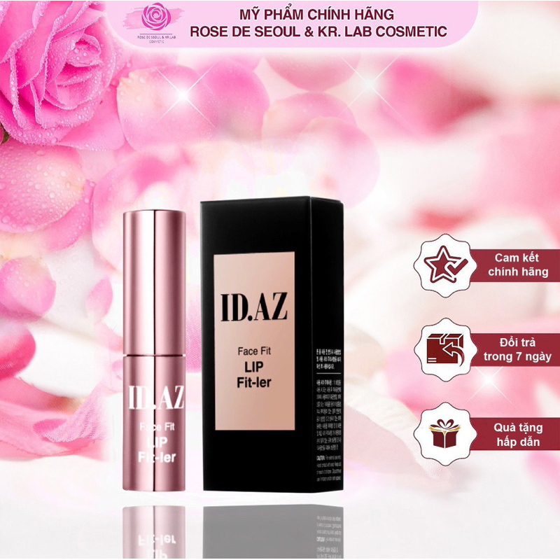 Id Face Fit Lip Fit-Ler Son Dưỡng ID.AZ Làm Đầy, Tái Tạo Môi (Hồng baby)