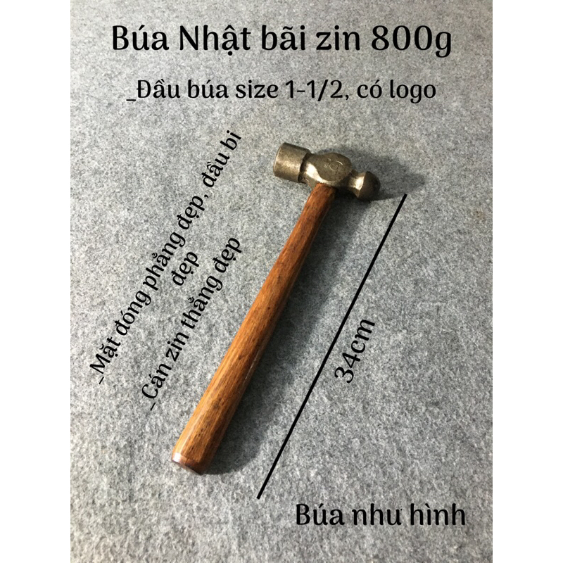 Búa Nhật bãi zin 800g