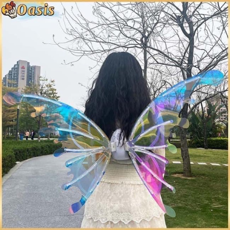 Cánh Bướm Điện Tử Có Đèn Và Nhạc Phát Sáng Dành Cho Bé Gái thích hợp cho bé đu chơi Trung Thu sắp tới 🥰🥰