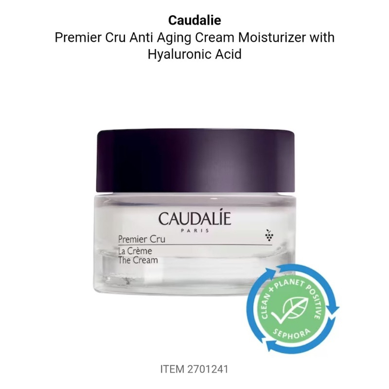 Set 2 Mini 15ml Kem dưỡng cao cấp chống lão hoá Caudalie Premier Cru La Creme