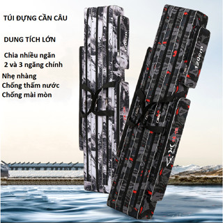 Túi Đựng Cần Câu Cá, Bao Đựng Cần, 2 Ngăn Và 3 Ngăn Cao Cấp Mẫu Hoa Nhí Đủ Kích thước1m2CM-1M3
