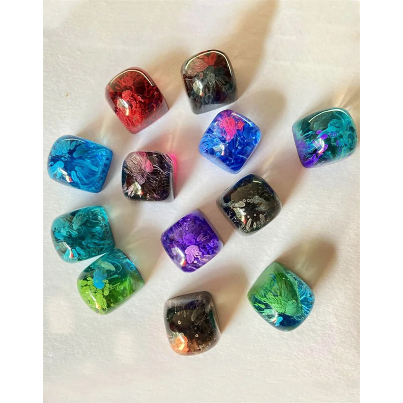 Keycap màu loang galaxy nhiều màu DOM profile | nút gắn bàn phím dành cho phím cơ|