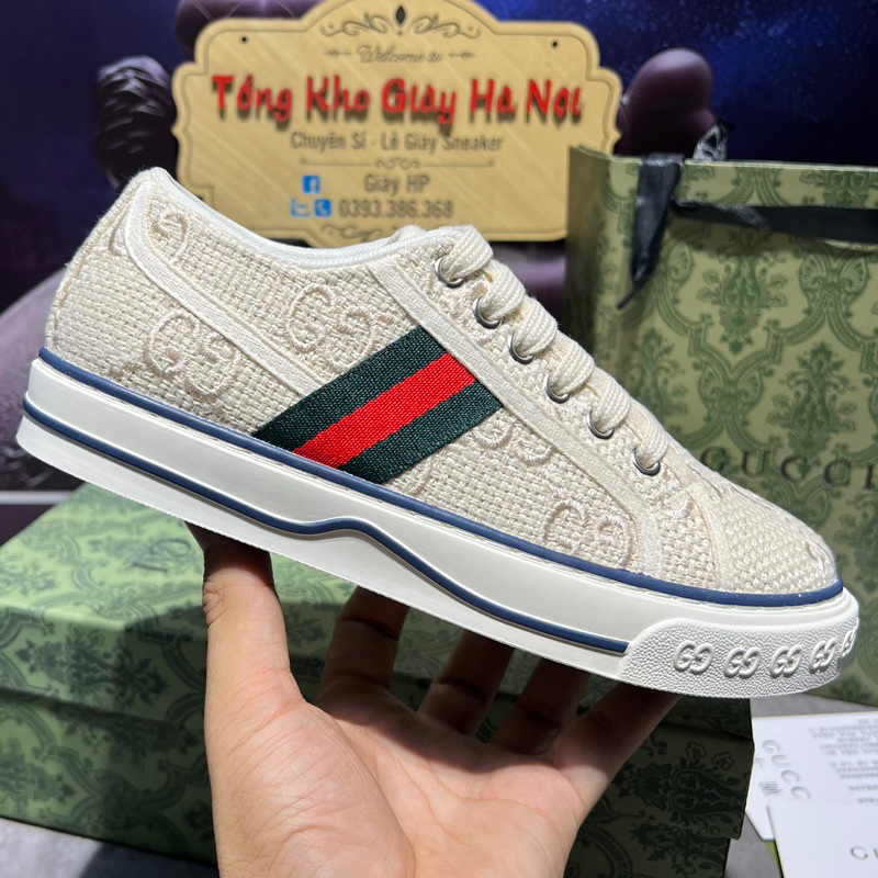 Giày Thể Thao Sneaker Gc Teniss 1977 Sữa Canvas Hàng Quảng Châu Cao Cấp