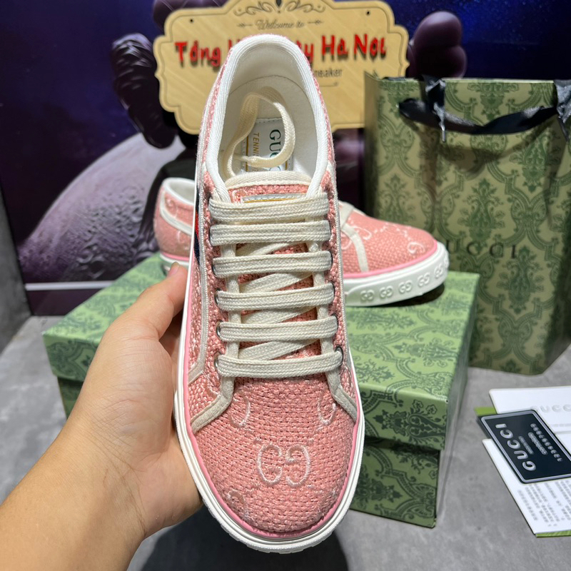 Giày Thể Thao Sneaker Gc Tenisss 1977 Hồng Canvas Hàng Quảng Châu Cao Cấp