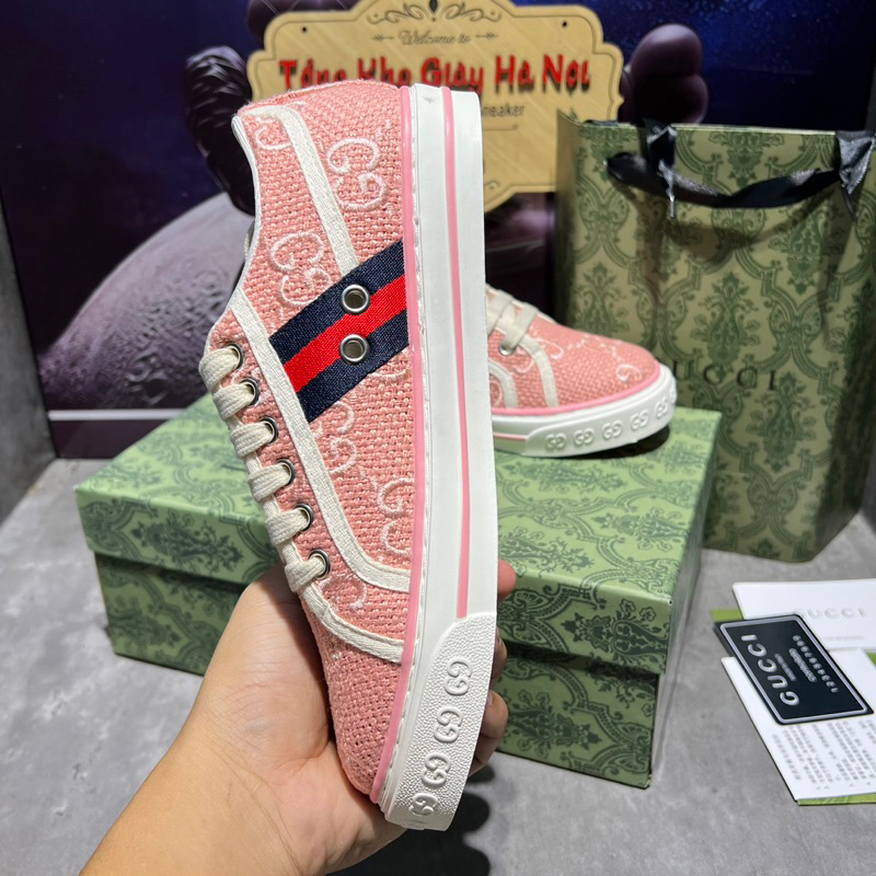 Giày Thể Thao Sneaker Gc Tenisss 1977 Hồng Canvas Hàng Quảng Châu Cao Cấp