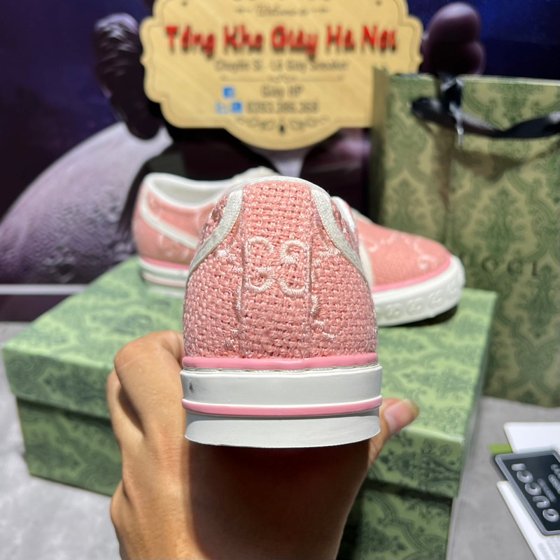 Giày Thể Thao Sneaker Gc Tenisss 1977 Hồng Canvas Hàng Quảng Châu Cao Cấp