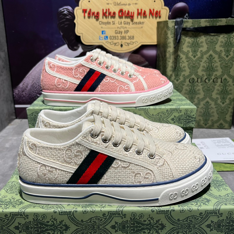 Giày Thể Thao Sneaker Gc Tenisss 1977 Hồng Canvas Hàng Quảng Châu Cao Cấp