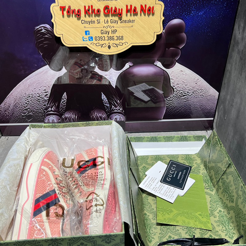 Giày Thể Thao Sneaker Gc Tenisss 1977 Hồng Canvas Hàng Quảng Châu Cao Cấp