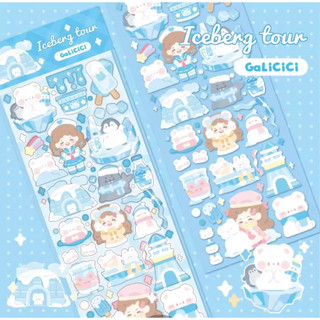 Hình dán sticker trang trí top loader siêu xinh HDT02