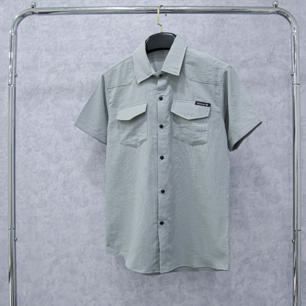 Áo sơ mi nam tay ngắn-dài vải đũi thoang mát phối loang màu cực trẻ trung sang trọng mẫu mới-AXSTORE