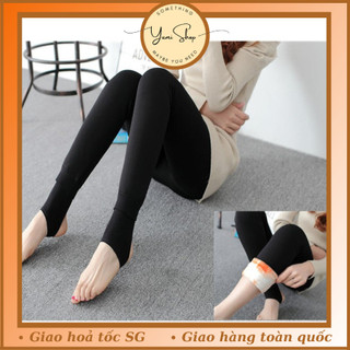 Quần tất lót lông siêu dày legging thun dày giữ ấm đi vùng lạnh tuyết