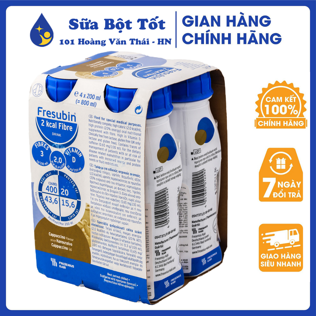 Sữa Fresubin 2Kcal Fibre Cho người bênh thận
