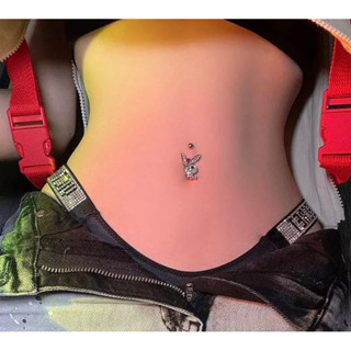 Khuyên Rốn Đính Đá Hình Thỏ