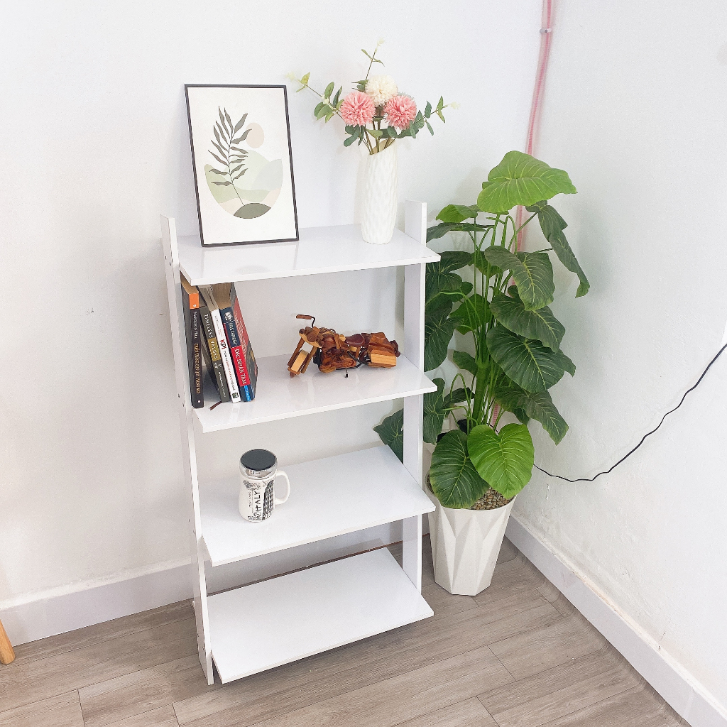 Kệ trang trí hình bậc thang decor 4 tầng - trang trí decor đựng túi sách, đồ cá nhân chính hãng 100%